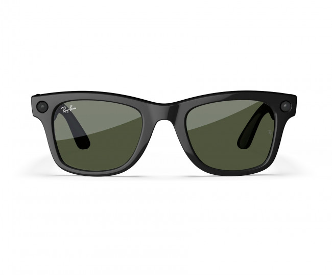 Смарт-очки Ray-Ban Meta Wayfarer (Gen 2) Shiny Black, Lens color :Green